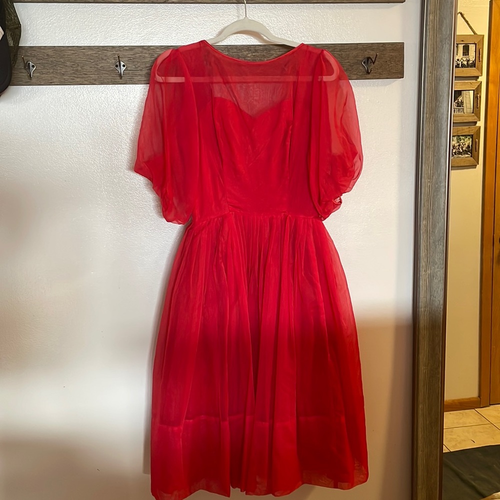 Vintage Red Prom Dress